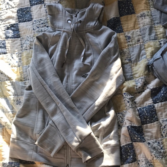 Jackets & Blazers - Grey running sweatshirt